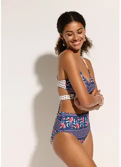 Bikini med BH-topp med omlottlook (2 delar), bonprix