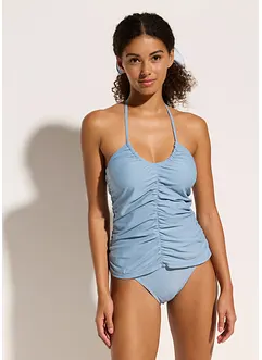 Halternecktankini (2 delar) med rynk, bonprix