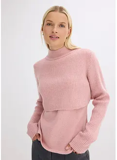 Tröja med lager-på-lager-look, bonprix