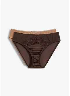 Trosa med glansiga effekter (2-pack), bonprix