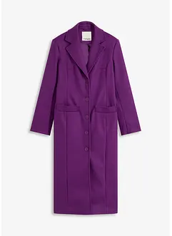 Lång kappa med yllelook, bonprix