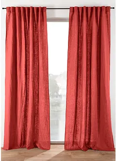 Gardinlängd i linne (1-pack), bonprix