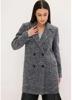 Kort kappa med yllelook, bonprix