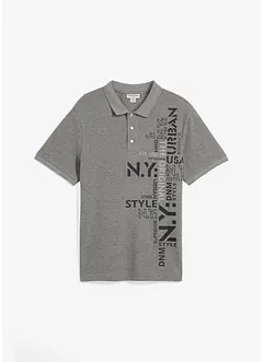 Pikétröja av ren bomull Slim Fit, korta ärmar, bonprix