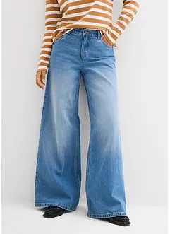 Wide Leg Jeans Mid Waist, bonprix