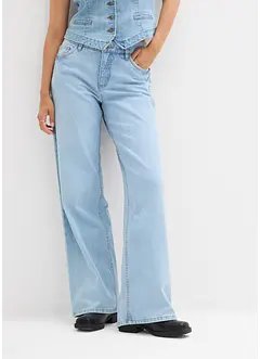 Loose Straight Jeans Mid Waist, bonprix