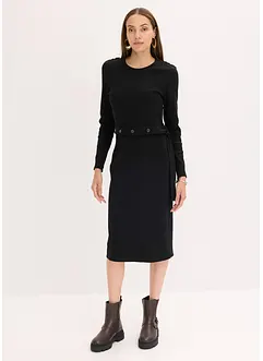 Mellanlång klänning, bonprix