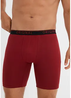 Långa boxershorts med bomull (2-pack), bonprix