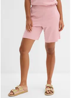 Dra på-shorts i finstickat material, bonprix