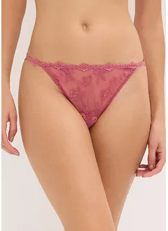 Tangastringtrosa med blommig spets, bonprix