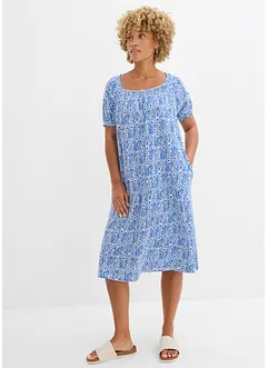 Jerseyklänning i ekologisk bomull, bonprix