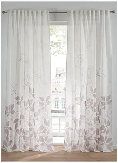 Gardinlängd med struktur (1 styck), bonprix