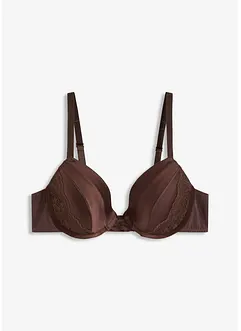 BH med formpressade kupor och elegant glans, bonprix