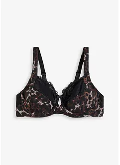 BH med bygel, skir spets och vadderade axelband, bonprix