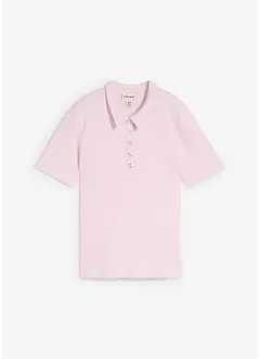Ribbstickad pikétröja, bonprix