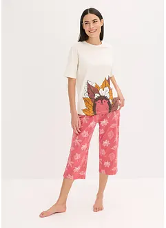 Capripyjamas av ekologisk bomull, bonprix