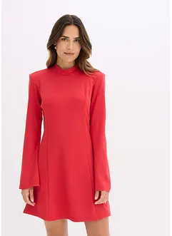 Miniklänning med lätt utställd kjoldel och trumpetärmar, bonprix