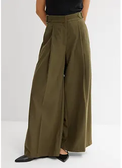 Byxa med spänne i sidan, av viskosmix, bonprix