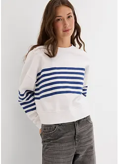 Oversizesweatshirt i ren bomull, bonprix