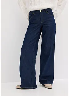 Wide Leg Jeans, Mid Waist, bonprix