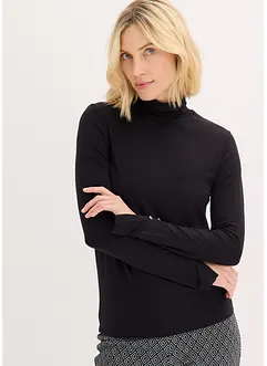 Polotröja med dekorativa knappar, bonprix