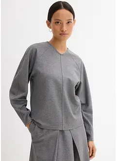 Bekväm Punto di Roma-topp med långa ärmar, bonprix