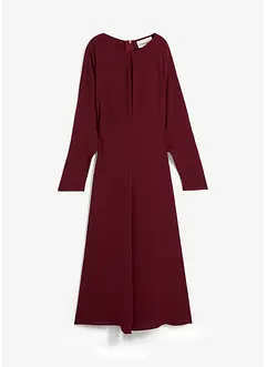 Draperad midiklänning, bonprix