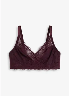 Bralette med broderi, bonprix