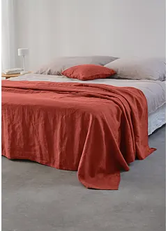 Lättmatchat överkast i finaste linne, bonprix