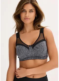 Avlastande BH utan bygel, med vadderade axelband, bonprix