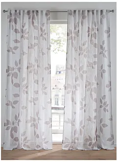 Gardinlängd med återvunnen polyester (1 styck), bonprix