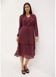 Mellanlång klänning, bonprix