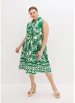 Blusklänning i följsam viskos, bonprix