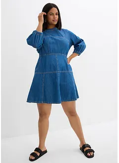 Jeansklänning i ren bomull, bonprix