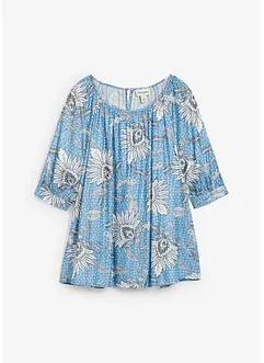 Blus av fintrådig viskosmix, bonprix