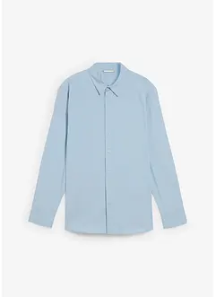 Långärmad skjorta med bomull och stretch, Regular Fit, bonprix