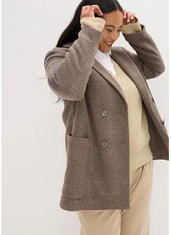 Kort kappa med yllelook, bonprix