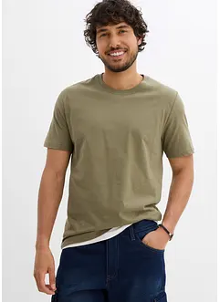 T-shirt av ren ekologisk bomull (2-pack), bonprix