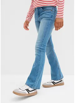 Flared Jeans Mid Waist för barn, bonprix