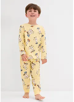 Pyjamas i ren ekologisk bomull (4 delar), bonprix