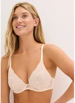 BH med blommönstrad spets, bonprix