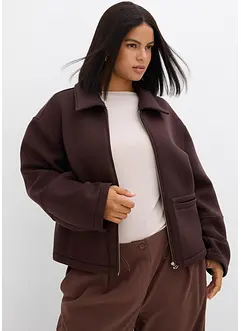 Kort jacka av stabil trikå, bonprix