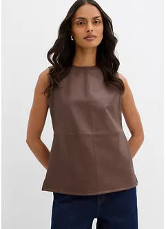 Linne av skinnimitation, bonprix