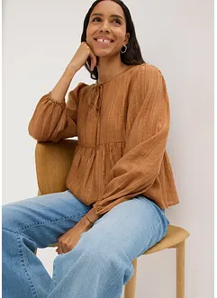 Blus av lyocell, bonprix