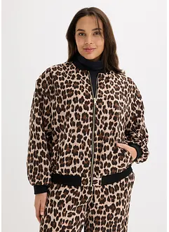Blusjacka av satin med mjukt fall, bonprix
