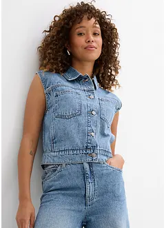 Jeansväst av bomull, bonprix