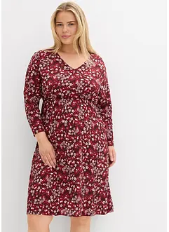 Jerseyklänning av stabil kräpp, bonprix