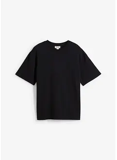 T-shirt av heavy jersey med struktur, Loose Fit, bonprix