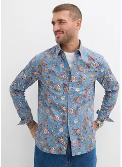 Business-skjorta i ren bomull, Slim Fit, bonprix