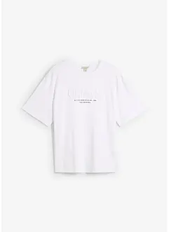 T-shirt med 3D-tryck i ren ekologisk bomull, Loose Fit, bonprix